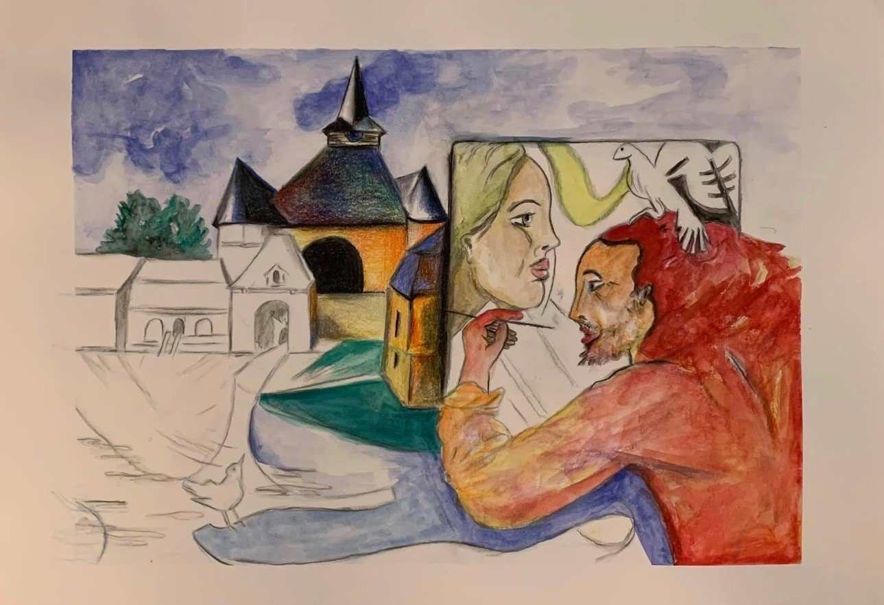 Le peintre et son